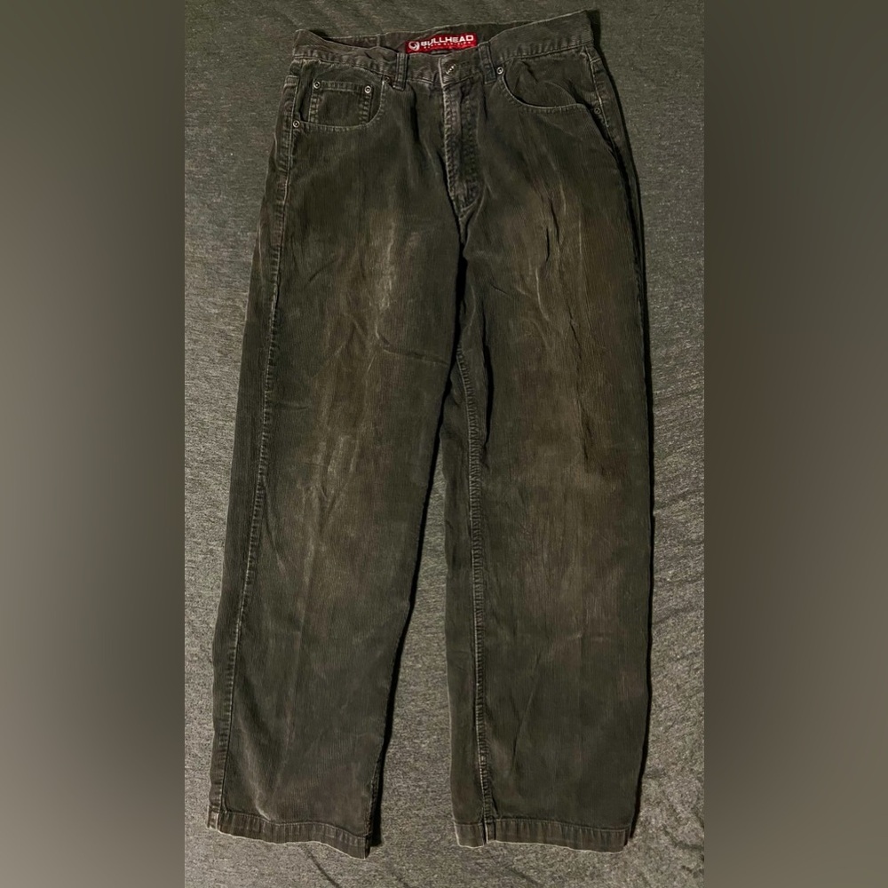 Bullhead Charcoal Corduroy Pants